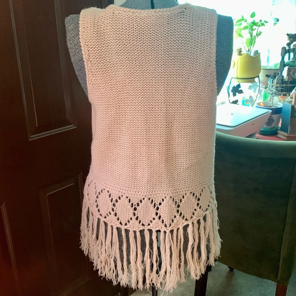 Size S L.A. Hearts boho fringe vest - Picture 4 of 7